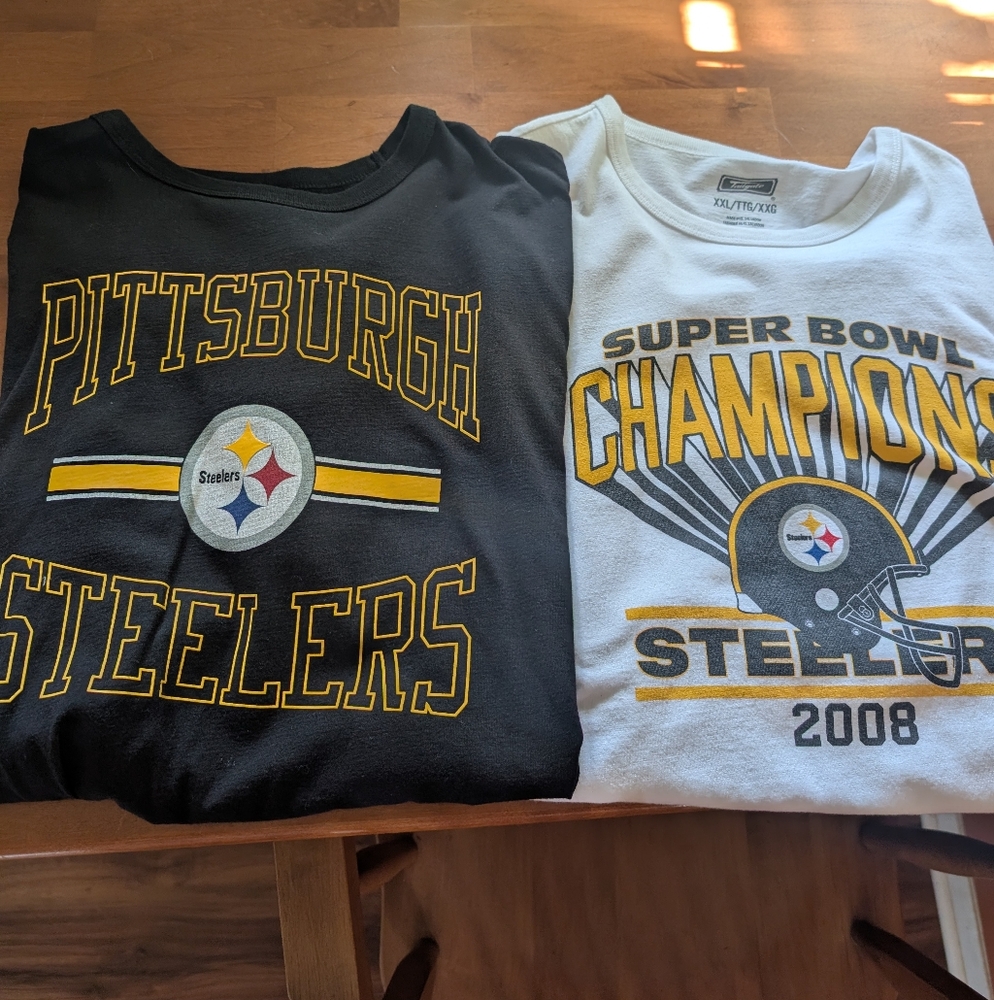 Set Of Steelers Tshirts